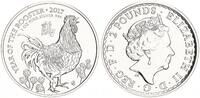 England 2 Pounds Lunar Serie - Jahr des Hahnes -