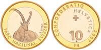 Schweiz 10 Franken Steinbock -