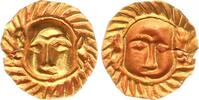 Indien Gold Schmuck Applikation kleine indische Schmuckmünze 0,24g -