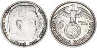 3. Reich 5 Mark Hindenburg J.367 -