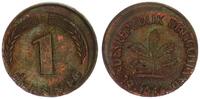 BRD 1 Pfennig Fehlprägung: ca10% dezentriert -