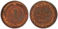 BRD 1 Pfennig Fehlprägung dezentriert / ohne Ring geprägt -