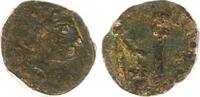 Antike / Römische Kaiserzeit/ Aelia Zenonis AE 1/2 Centenionalis, Konstantinopel Aelia Zenonis AE 1/2 Centenionalis, RS Monogramm -