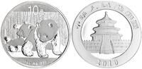China 10 Yuan Panda Himmelstempel -