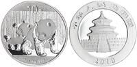 China 10 Yuan Panda Himmelstempel -