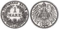 Deutschland / Kaiserreich 1 Mark Kursmünze J.17 -