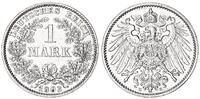Deutschland / Kaiserreich 1 Mark Kursmünze J.17 -