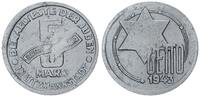 Deutschland / Polen / Getto Litzmannstadt 5 Mark (mit Echtheitszertifikat und Fachbuch ) Aluminium -