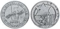Deutschland / Polen / Getto Litzmannstadt 5 Mark (mit Echtheitszertifikat und Fachbuch ) Aluminium -