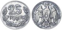 Kaiserreich / 25 Pf. Probeprägung 25 Pfennig Probe zum 25 Pfennig J.18 in anderer Gestaltung Kupfernickelegierung, versilbert -
