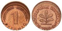 Deutschland 1 Pfennig Fehlprägung: 10-15% dezentriert -