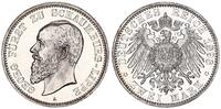 Deutschland / Schaumburg-Lippe 2 Mark Georg mit alten Sammlungszetteln -