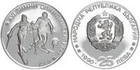 Bulgarien 25 Leva XVI. Olympische Winterspiele Ski Langlauf -