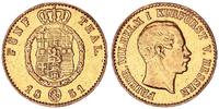 Hessen Kassel - Kurfürstentum 5 Taler Kurfürst Friedrich Wilhelm I (1847-1866) nur 596 Exemplare -