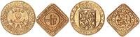 Gent - Belgien Set 2 + 1 Franken Notgeld Set 2 Frank 1918 und 1 Franken 1915 - 2 Münzen -