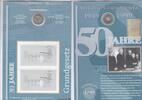 BRD 10 DM Numisblatt 50 Jahre Grundgesetz Münze und Briefmarken -