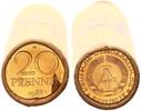 Deutschland / DDR 20 Pfennig Originalrolle 50 x 20 Pfennig =10 Mark -