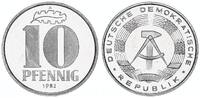 Deutschland / DDR 10 Pfennig Aluminium -