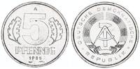 DDR 5 Pfennig Aluminium -