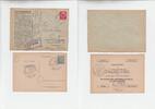 3. Reich / KZ Dachau Postkarte & Faltbrief Konvolut aus 1 Postkarte und einem Faltbrief, Dachau -