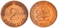 BRD 2 Pfennig Aus Originalrolle -