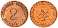 BRD 2 Pfennig Aus Originalrolle -