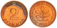 BRD 2 Pfennig Aus Originalrolle -
