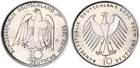 Deutschland BRD 10 Mark Probe 250. Geburtstag Goethes / Expo - Kopplung zweier Adlerseiten -