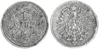 Kaiserreich 1 Mark zeitgenössische Umlauf Fälschung - Blei-Zinn Legierung -