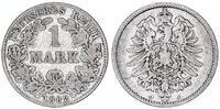 Deutschland / Kaiserreich 1 Mark J.9 -