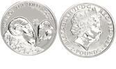 England 2 Pounds Lunar Serie Schaf -
