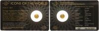 Ruanda 10 FRW Gold Icons of the World Koala -
