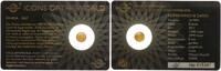 Ruanda 10 FRW Gold Icons of the World Panda -