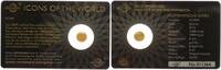 Ruanda 10 FRW Gold Icons of the World Kiwi -