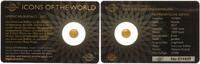 Ruanda 10 FRW Gold Icons of the World American Buffalo -