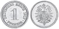 Kaiserreich 1 Pfennig ohne Münzzeichen Fehlprägung J.300 -