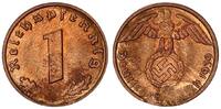 Deutschland / 3.Reich 1 Pfennig Fehlprägung - auf Adlerseite Fremdkörper mitgeprägt, daher ohne Münzzeichen -