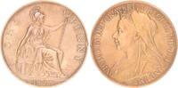 Großbritannien 1 Penny Großbritannien 1 Penny 1896 Queen Victoria -