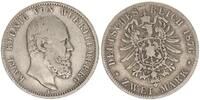 Württemberg 2 Mark König Karl -