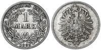 Deutschland / Kaiserreich 1 Mark kleiner Adler J.9 seltener Jahrgang -