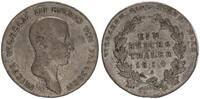 Preußen 1 Taler Friedrich Wilhelm III Zeitgenössische Umlauffälschung in Blei-Zinn -