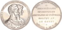 Deutschland Kaiserreich, Preußem Silbermedaille (von Weigand) zum Ehejubiläum Kaiser Wilhelm II. und Auguste -