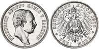 Kaiserreich-Sachsen 3 Mark König Friedrich August III. -