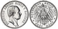 Kaiserreich-Sachsen 3 Mark König Friedrich August III. -