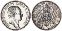 Kaiserreich-Sachsen 3 Mark König Friedrich August III. -