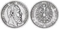 Deutsches Kaiserreich-Württemberg 5 Mark König Karl -