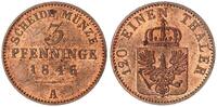 Brandenburg Preußen 3 Pfenninge Friedrich Wilhelm IV. -