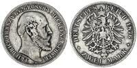 Kaiserreich / Mecklenburg-Schwerin 2 Mark Friedrich Franz II. -