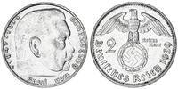 Drittes Reich - Deutschland 2 Mark 3. Reich Hindenburg J.366 -