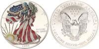 USA 1 Dollar American Eagle Liberty Coloriert -
